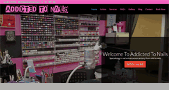 Desktop Screenshot of addictedtonails.com